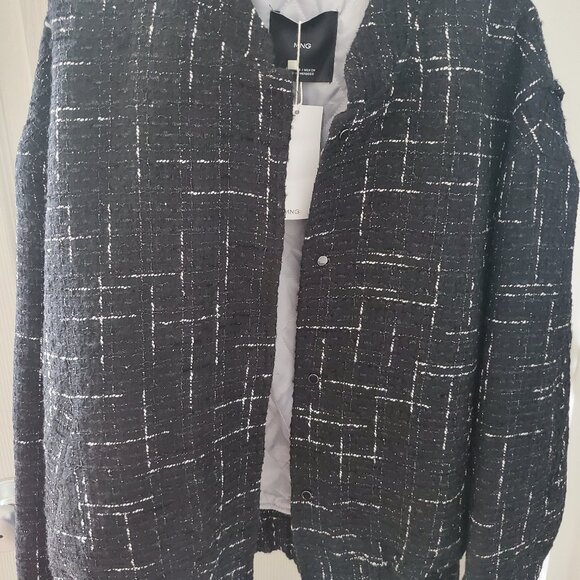 Tweed bomber jacket Mango Brand - Picture 2 of 14